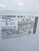 【家電】 全自動 洗濯機 縦型 6kg シャワー浸透洗浄 エアジェット乾燥 白い約束 日立 HITACHI NW-6MY 全自動洗濯機 _画像3