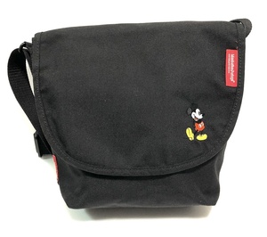  Manhattan Poe te-ji×disney messenger bag S A Mickey embroidery 909056