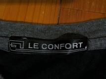 ☆ラコンフォルト☆LE CONFORT☆プリント半袖Tシャツ M 黒　グレー_画像6