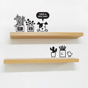 ウォールステッカー ナイスデイスマイル ミュークハウト製作 Nice day