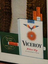 1965年 USA '60s Vintage 洋書雑誌広告 額装品 Viceroy Tobacco バイスロイ / 検索用 ガレージ 店舗 装飾 看板 ( A4size・A4サイズ )_画像4