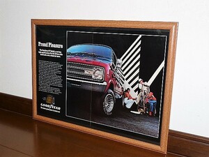 1976 year USA 70s vintage foreign book magazine advertisement frame goods GOODYEAR Goodyear / for searching Dodge Van Dodge * van garage store signboard (A3size)