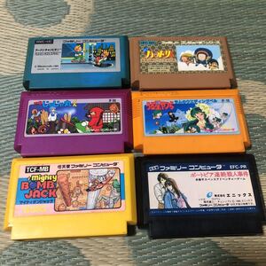 FC ファミコン ソフトのみ 6本セット 中古