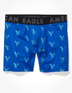 * AE American Eagle трусы-боксеры трусы AEO 6" Flex Boxer Brief S / Blue *