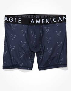 * ラスト * AE アメリカンイーグル ボクサーブリーフ トランクス AEO Eagle 6” Horizontal Fly Flex Boxer Brief L / Royal Navy *