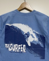 ☆JOHN SEVERSON by SUN SURF サンサーフ 半袖Tシャツ XS 水色 SURFER サーファー サーフィン ジョンセバーソン_画像5