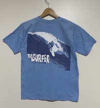 ☆JOHN SEVERSON by SUN SURF サンサーフ 半袖Tシャツ XS 水色 SURFER サーファー サーフィン ジョンセバーソン_画像1