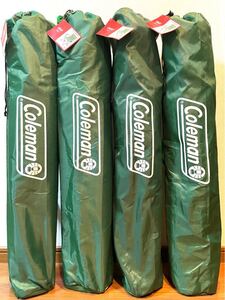 【4脚セット】新品未使用 Coleman コールマン アームチェア グリーン