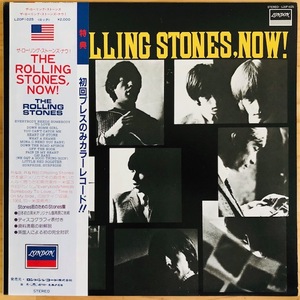 LP■ROCK/ROLLING STONES/NOW!/LONDON L20P 1025/国内82年PRESS JAPAN LIMITED/初回限定 ORANGE WAX/カラー盤 USA FLAG OBI/帯 美盤/希少