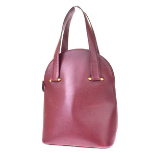 [Used] Cartier Cartier Mast Handbag Bordeaux Red Leather 61MI123, mosquito, Cartier, Bag, bag