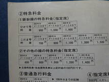 （８）「国鉄ご利用のみなさまへ」　日本国有鉄道　特急料金・・・電車環状線内の駅の御案内・・・　入場料金３０円の時代　汚れ、少痛み_画像5