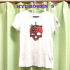 HYDROGEN ハイドロゲン ビッグロゴ Tシャツ 半袖 いちご