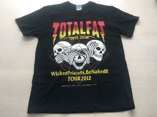 TOTALFAT　2012年ツアーTシャツ　バンT