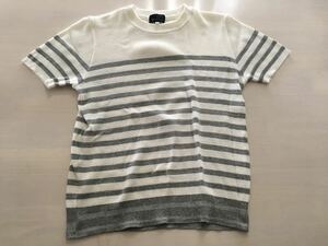 Tシャツ　THE SHOP TK　ボーダー　カットソー　サマーニット