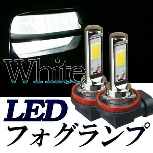 フォグ用 角度調整可能 LEDバルブ　H8 ホワイト 12V用 6700K 850LM（2個セット）NFK-H8W　BREEZY NANIYA