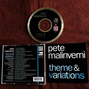 ピート・マリンベルニ/ソロ・ピアノ/SOLO PIANO/ビバップ・ピアノ名手/現代BEBOP PIANO/PETE MALINVERNI/レザボア・レーベル高音質録音2005