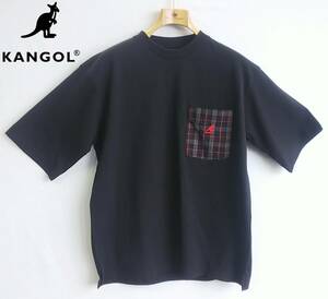 ●美品*KANGOL*Tシャツ*半袖*Mサイズ*メンズ*ブラック*カンゴール*綿100％*スポーツウェア*カジュアル*普段使い*　＃4315