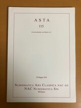 【送料160円】ASTA 115 Numismatica Ars Classica NAC AG NAC Numismatica SpA MILANO オークション/メダル/コイン イタリア語/Italiano_画像1