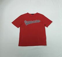 COMME CA ISM // 半袖 ロゴプリント Tシャツ・カットソー (赤) サイズ L_画像1