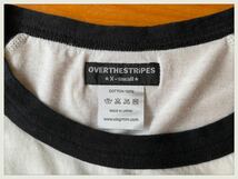 OVER THE STRiPES☆オーバーザストライプス☆レディース☆ロックTシャツ☆ラグラン袖☆長袖☆XSサイズ_画像4