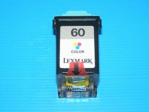 [ unused / junk treatment ]*Lexmark/ Lexmark 60 color cartridge ( postage :220 jpy ~)