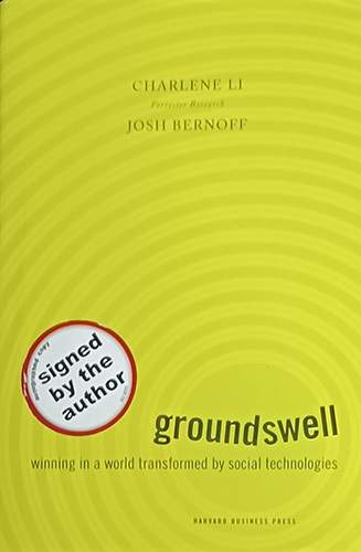 ◆◇送料無料！【groundswell】　[winning in a world transformed by social technologies]　著者直筆サイン付◇◆