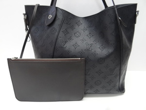 〓ルイヴィトン LOUIS VUITTON〓トートバッグ M54354 ヒナMM マヒナ・レザー ノワール レディース USED キレイ クロシェット欠品