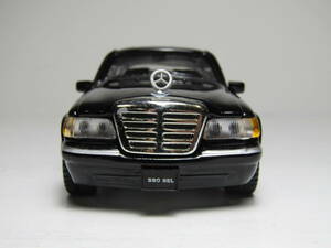 Merecedes BENZ 1/40 メルセデス ベンツ 560SEL ブラック Agatsuma 1988 セガ・ヨネザワ 昭和 ダイムラー 黒のベンツ