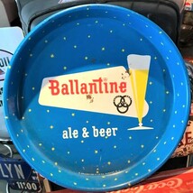 【アメリカ ヴィンテージ】Ballantine バランタイン ヴィンテージ ビールトレイ 当時物_画像1