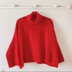 アダムエロペ トップス ニット リブ