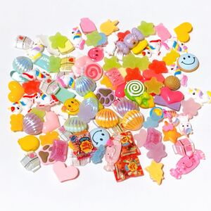 デコパーツ ハンドメイドパーツ 100個