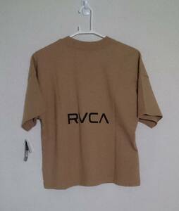 RVCA　半袖　ルーカ　Tシャツ　レディース　USサイズS　日本サイズL　新品未使用　国内正規品　送料無料　ルカ　ベージュ　茶　入手困難
