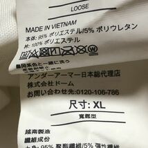 【UNDER ARMOUR】アンダーアーマー トレーニングシャツ ポロシャツ 半袖 メンズ XL ホワイトゴルフにも！ 送料無料！_画像10