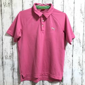 【PUMA GOLF】プーマ ゴルフ 半袖 ポロシャツ メンズ M ピンク オシャレ！ 送料無料！