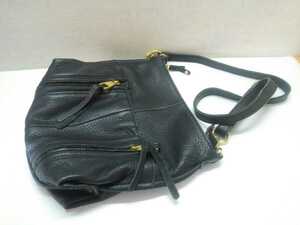 Beaure* original leather shoulder bag * black 