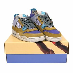 NIKE × UNION AIR JORDAN 4 RETRO SP DESERT MOSS DJ5718 300 ナイキ ユニオン エアジョーダン4 レトロ デザートモス スニーカー