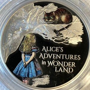 不思議の国のアリス　2021　ロイヤルミント　1オンス　プルーフ銀貨　　Alice's Adventures in Wonderland　シリーズ前編