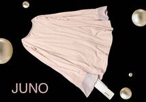 ★今だけ！送料無料★未使用【JUNO】定価10780円☆美ピンクベージュの優しい色合い☆トップス☆カットソー☆上品☆卒業・入学式_画像2