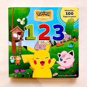 新品/ポケモン 数字仕掛け付き 英語絵本 知育玩具 ピカチュウ ソード シールド