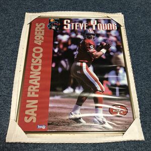 Latch 1 Dead Stock NFL 90 -е в то время гигантский плакат 49ers с Steguang Main