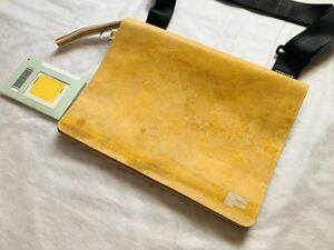 [ records out of production * rare *]FREITAG / F97 WILLY 0 yellow / YELLOW 0 used feeling 0 Vintage 0