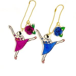 ハンドメイドアクセサリー*海賊*バレエ*バレリーナ*キーホルダー*バッグチャーム*ブローチ