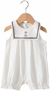 新品 ベビー服 夏 ノースリーブ ロンパース フォーマル 肌着 コットン かわいい 男の子 女の子 通園 通学