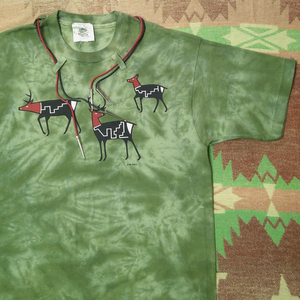 タイダイ 【Buffalo Billie's Wild West ARTWEAR】90s Tie-Dye T-Shirt DEAD-STOCK / 90年代 Tシャツ ネイティブ アメリカ製 ビンテージUSA