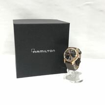 【HAMILTON】腕時計 ハミルトン ジャズマスターオートビューマティック ビューマチック 34mm 自動巻 アナログ 箱付き h323350 ts202112_画像1