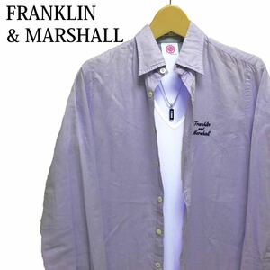 FRANKLIN MARSHALL long sleeve shirt simple color shirt 