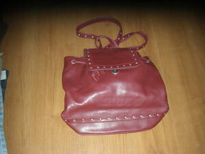  Nine West red tea rucksack 