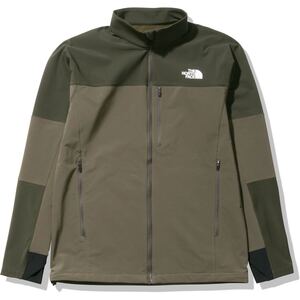 THE NORTH FACE ザノースフェイス ソフトシェルジャケット マクルアウールジャケット カーキ(緑) メンズ2サイズ新品