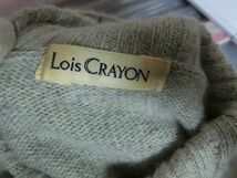 Lois CRAYON ノルディック柄 セーター M グレーxブラックxホワイト #16002897-27 ロイスクレヨン_画像3