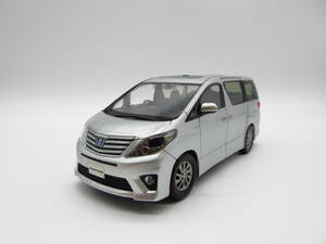 1/30 トヨタ アルファード ALPHARD 20系 後期 カラーサンプル 非売品 ミニカー　シルバーメタリック